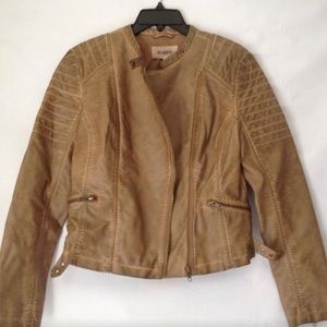 BB DAKOTA Moto Vegan Leather Jacket